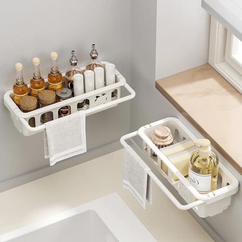 Kitchen Holder Kitchen Organizer Dish Drainer Soap Rack Sink Tray ...