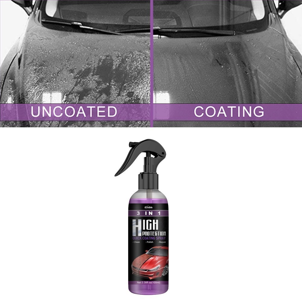 Ultra New In High Protection Quick Car Coat Ceramic Coating Spray Hydrophobic Shopee