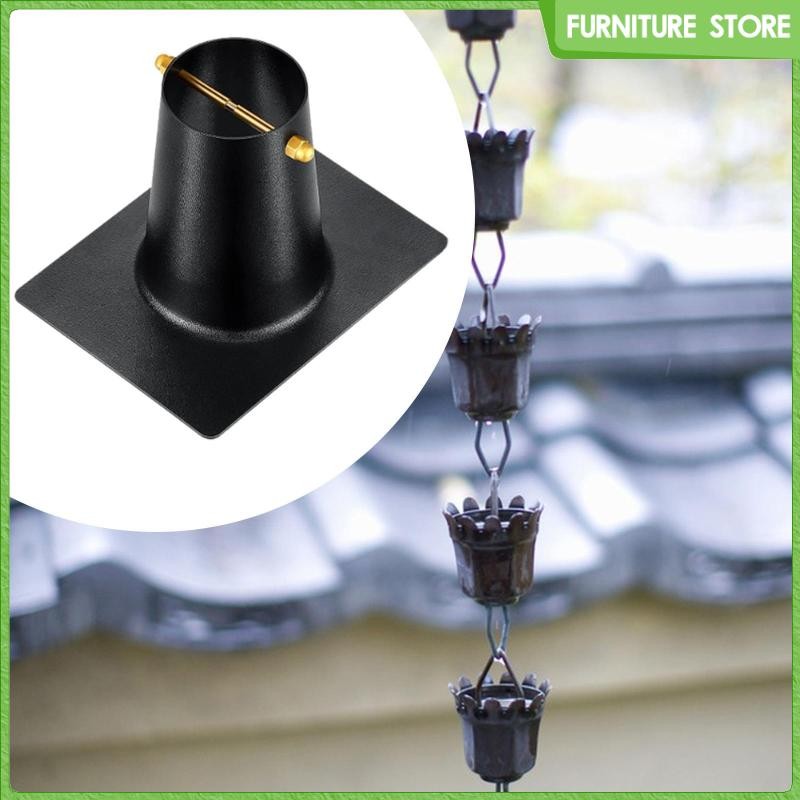[Wishshopeelxj] Rain Chain Gutter Adapter,Aluminum Alloy,Outside ...