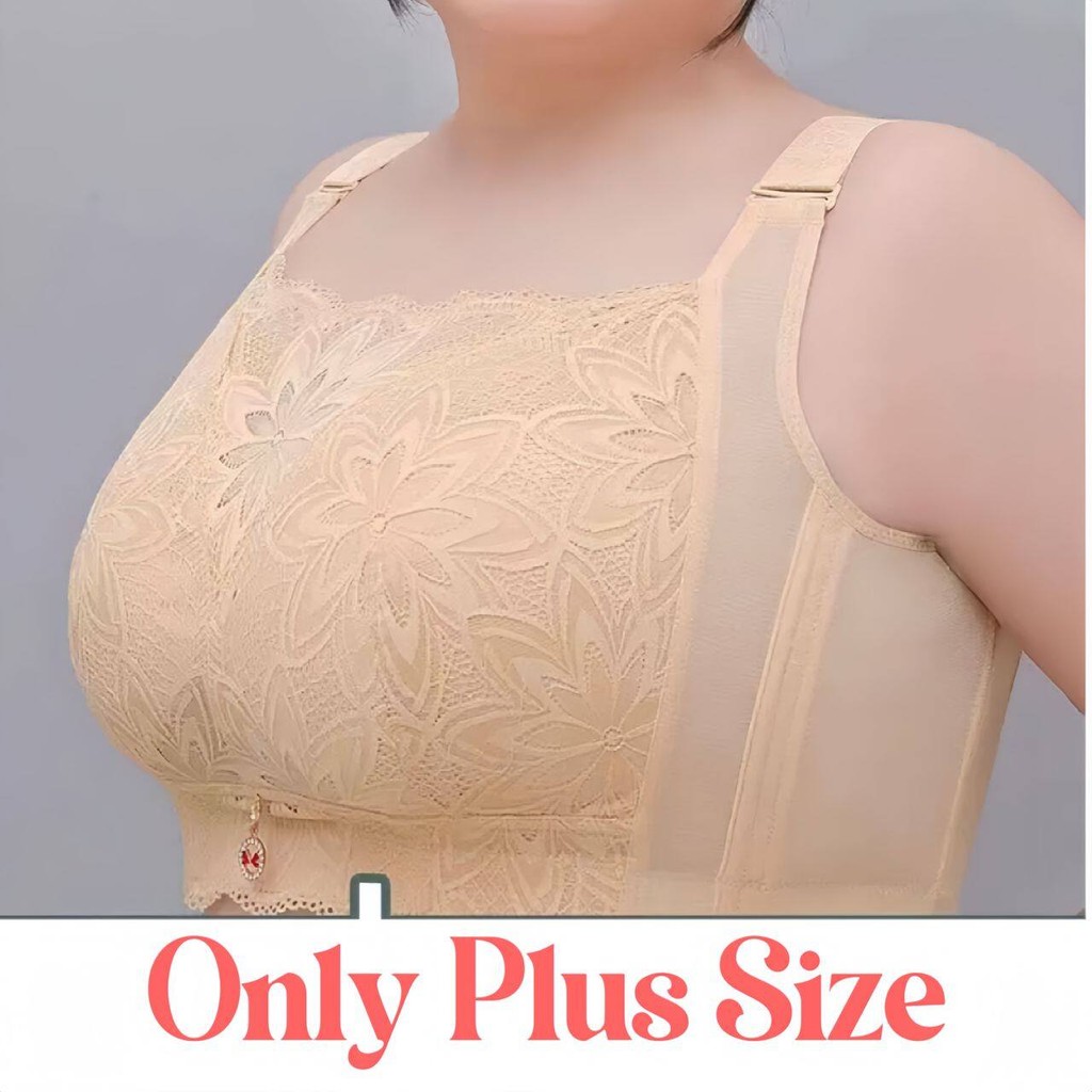 Premier quality Plus size Zero stress supper support unpadded wireless ...