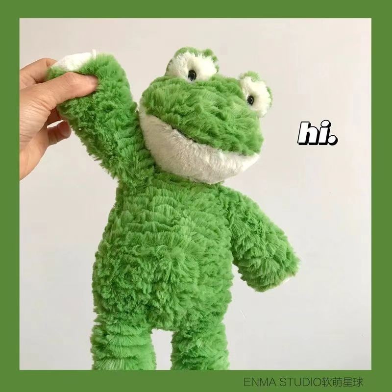 Dumb Frog Doll Smile Frog Rabbit Elephant Hippo Plush Toy Children's ...