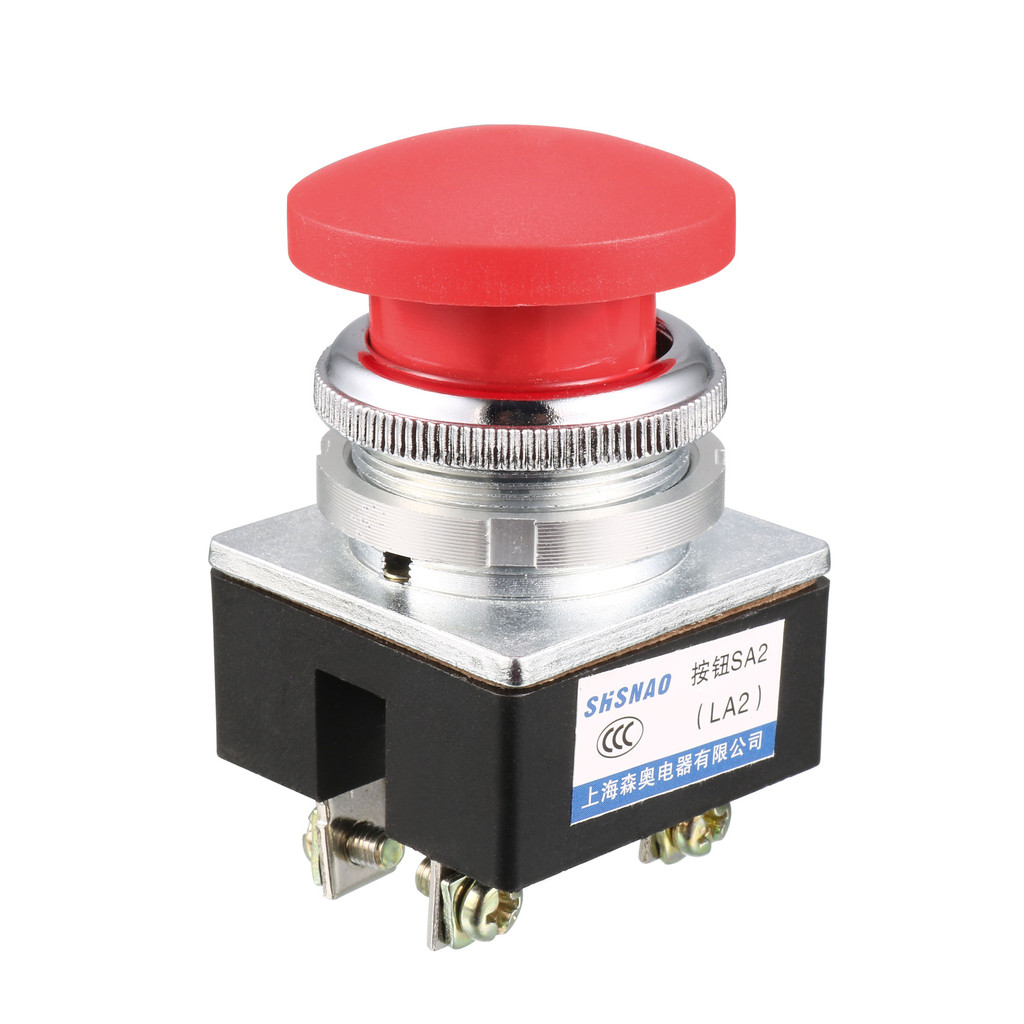 1/2/3Pcs LA2-J Push Button Switch Red/Green Momentary AC 380V 5A ...