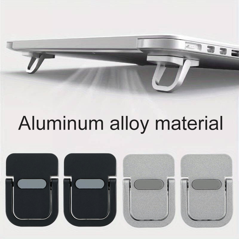 2pcs/Set Laptop Stand for Computer Keyboard Stand Riser Aluminum Mini ...