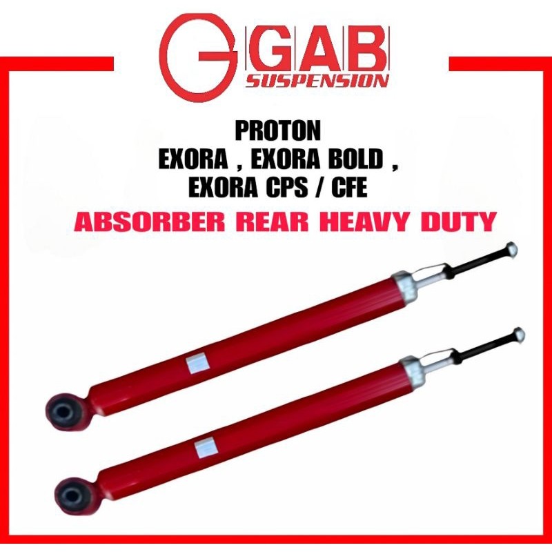 HEAVY DUTY ABSORBER REAR PROTON EXORA , EXORA BOLD , EXORA CPS / CFE ...