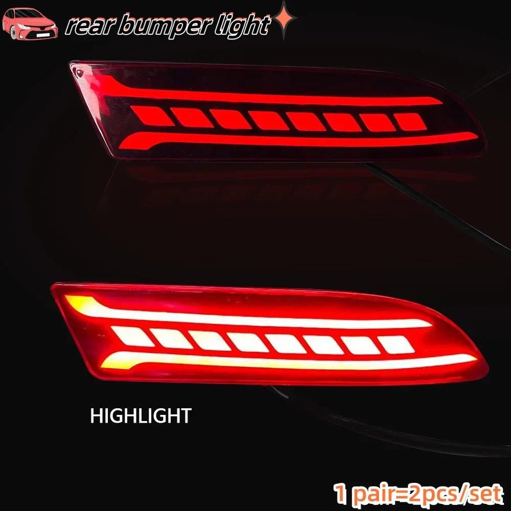 LED Car Rear Bumper Reflector Lights for Toyota Avanza 2022 2023 2024 ...