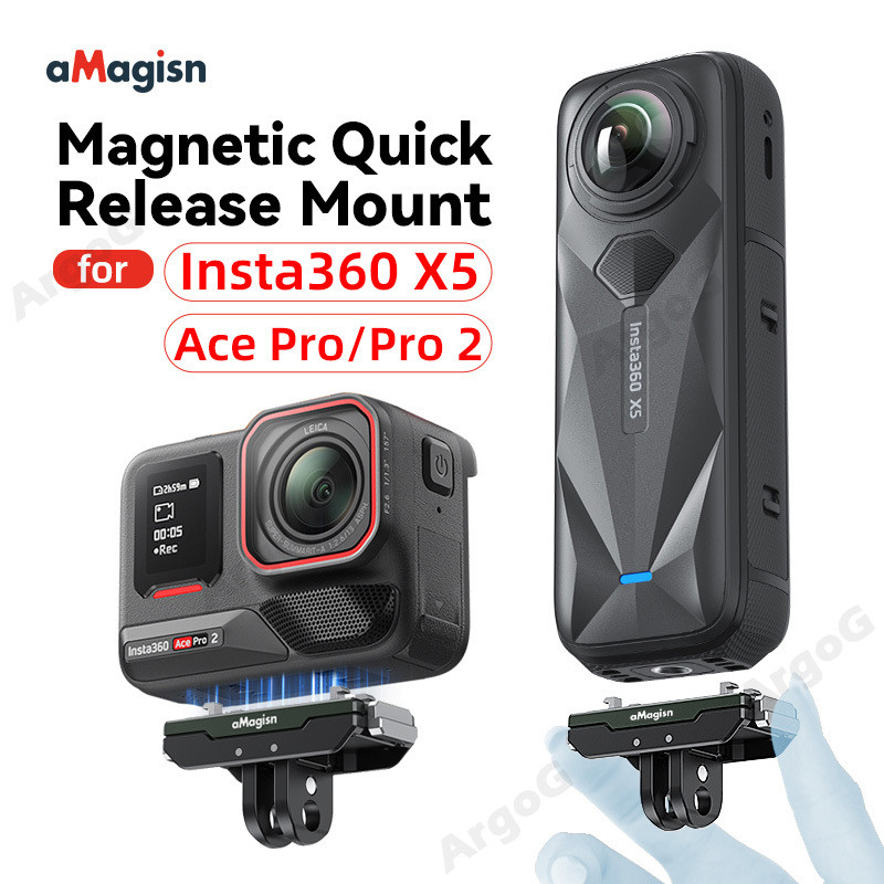 Magnetic Quick Release Mount For Insta360 Ace/Ace Pro - Camera Action Accessories