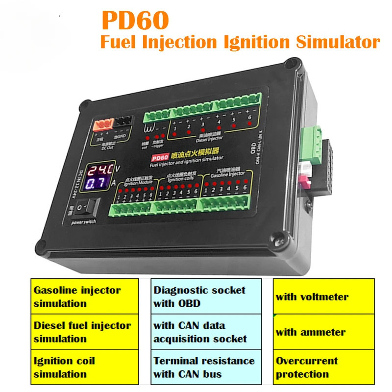 Fuel Injection Ignition Simulator PD60 ECU Maintenance Platform Test ...