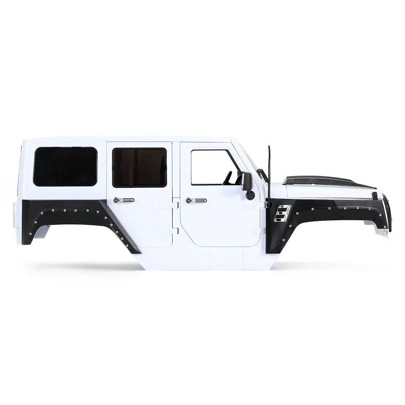 Rockible 313mm Body Shell Housing Unpainted For RC Car 1 Rc Body Shell Unpainted Upgrade Parts 313mm Wheelbase Body Car Shell For 110 Rc Crawler
