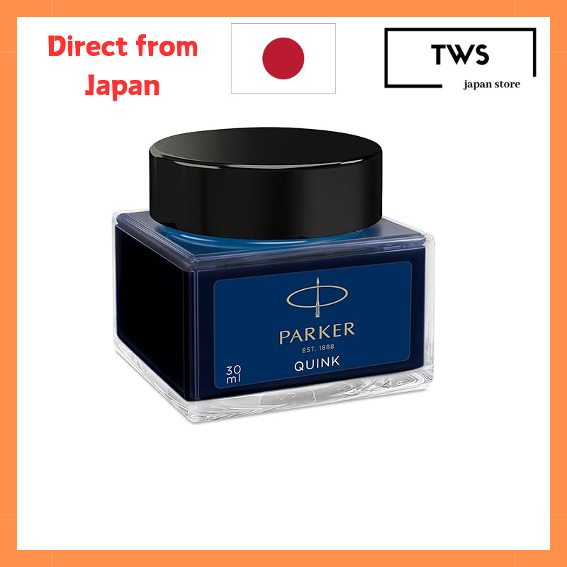 PARKER Quink Bottle Ink 30mL Blue Black 20 89276 | Shopee Philippines