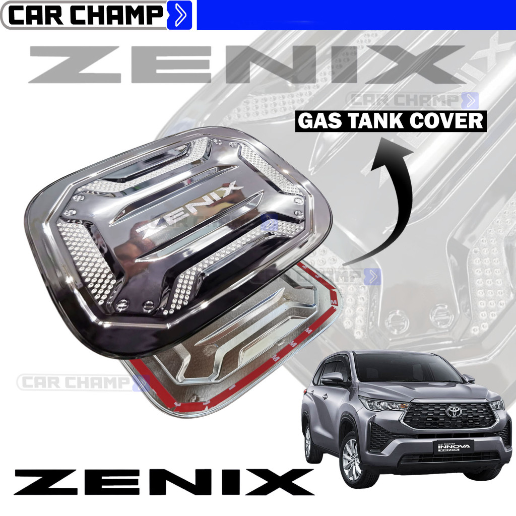 TOYOTA INNOVA ZENIX 2023 to 2025 gas tank cover CHROME | Shopee Philippines