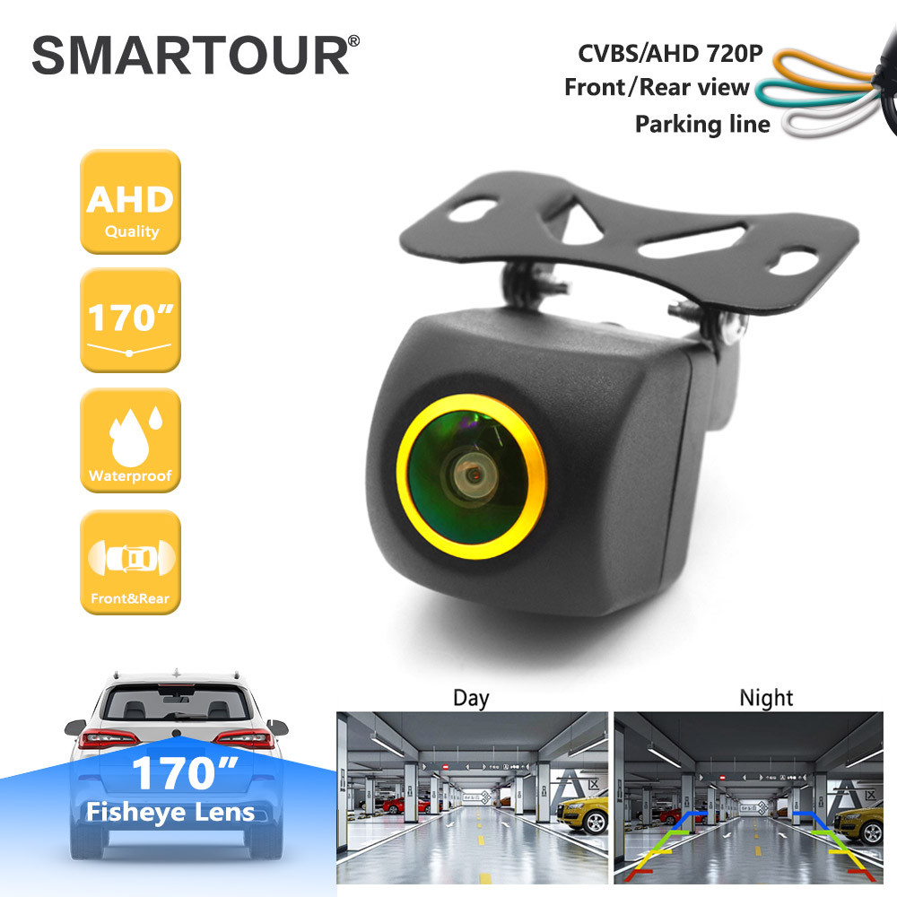 Smartour Car Rear View Camera AHD 720P Car Camera 170 Degree Lens ...
