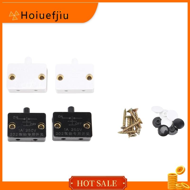 4 Pcs Cabinet Door Switch Cabinet Lamp Switch Drawers Open on Close ...