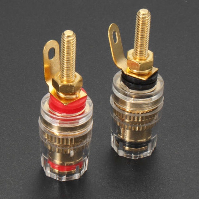 Speaker Aplifier Terinal Binding Post Banana Plug Jack Socket - Binding Post, Audio Adaptor Speaker Aplifier Terinal Binding Post Banana Plug Jack Socket - Binding Post, Audio Adaptor