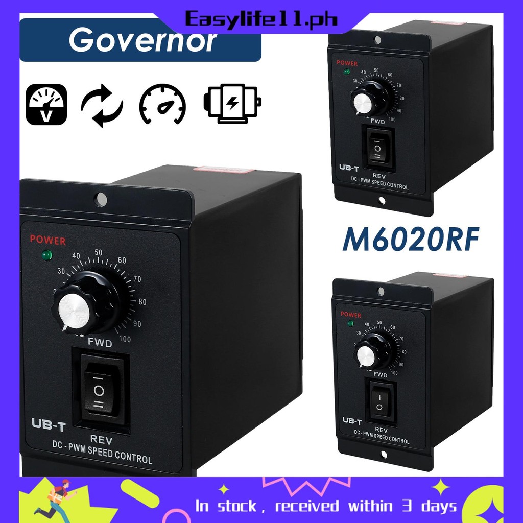 Motor Speed Controller DC 12-60V Motor Speed Regulator PWM Variable ...