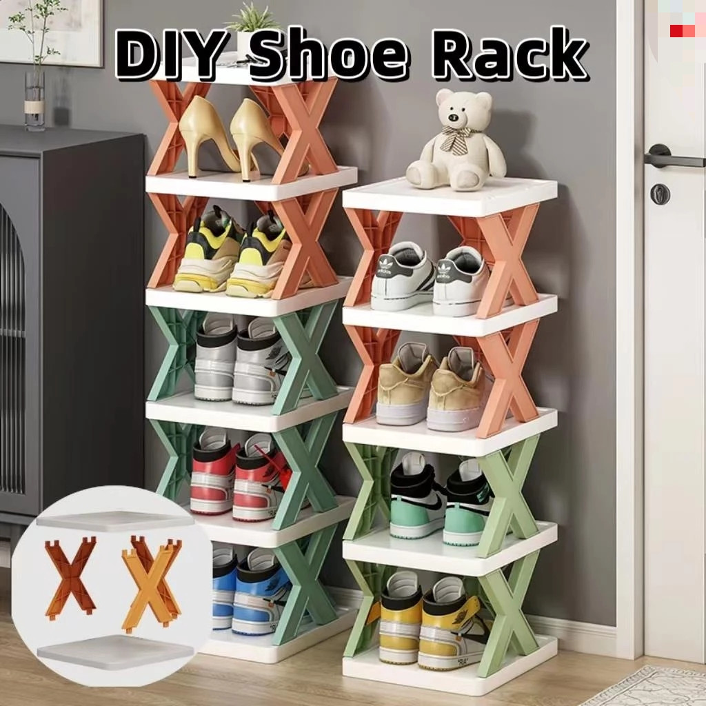 Multilayer Simple Folding Shoe Rack Balcony Shoe Rack Storage Rack For ...