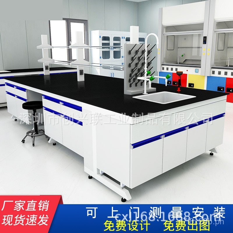 Steel and Wood Laboratory Workbench All-Steel Laboratory Laboratory ...