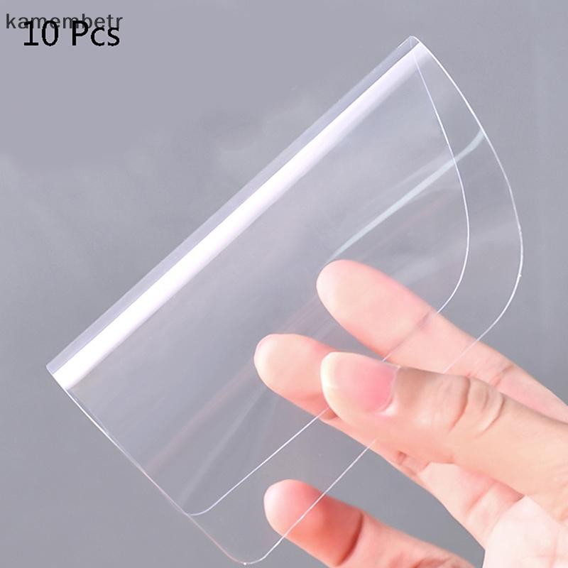 ka 10 Pcs Translucent Cream Scraper Transparent Cake Dough Cutter ...