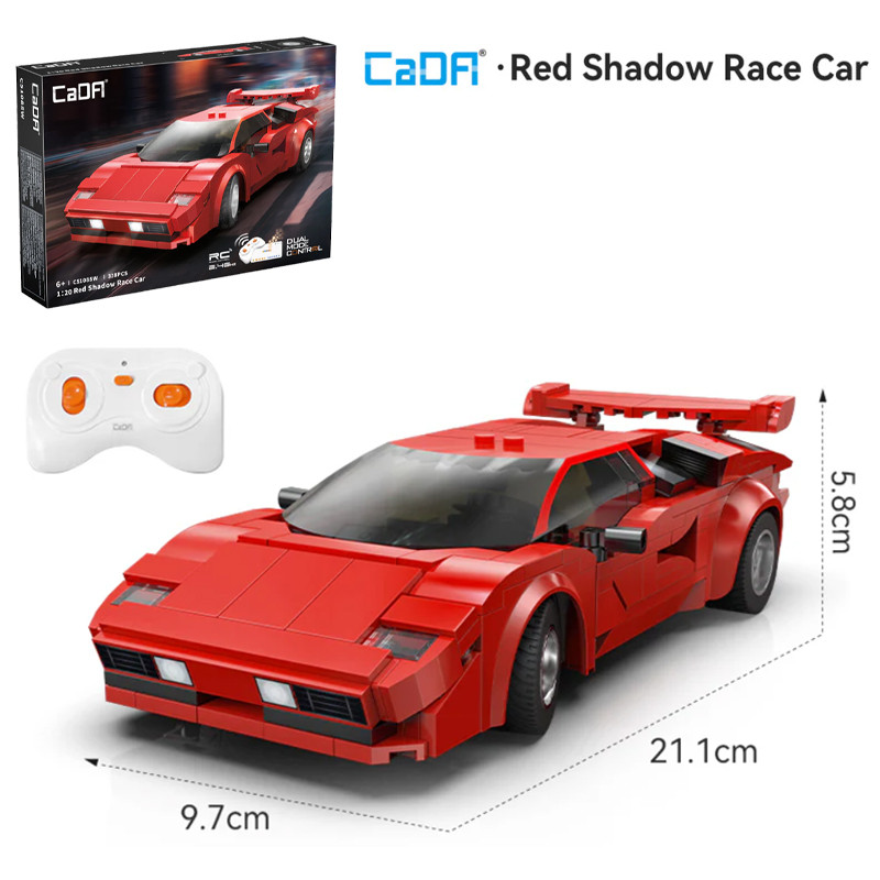 CaDA Red Shadow Race Car C51085(328 pcs) Creator Expert Racers Speed ...