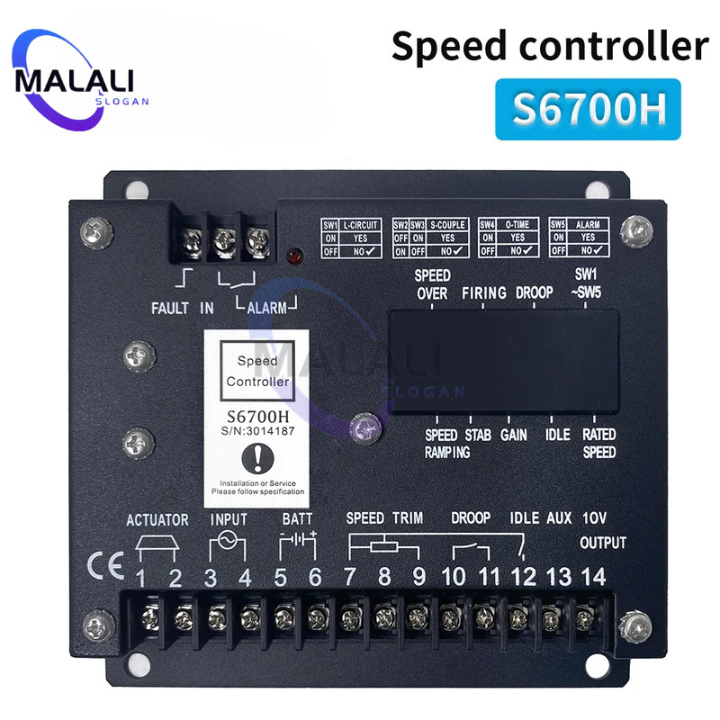 【Shipping from Manila】S6700H Diesel Generator Speed Controller Governor ...