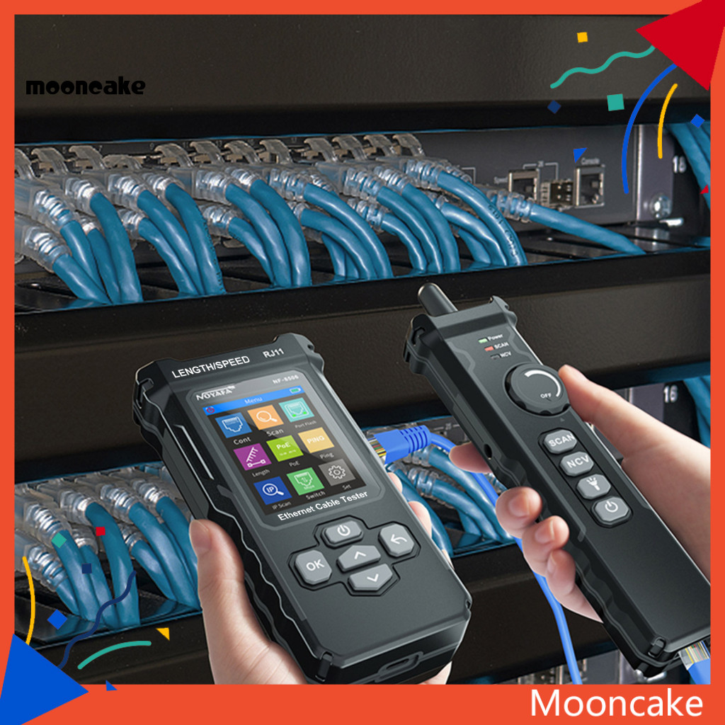 mooncake| Network Tester Color Screen Cable Tester Nf-8506 Network ...
