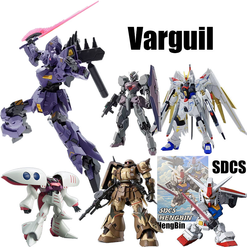 Varguil Gundam HG AMS-123 X MK ii Titans GUNDVOLVA Zaku II Mighty ...