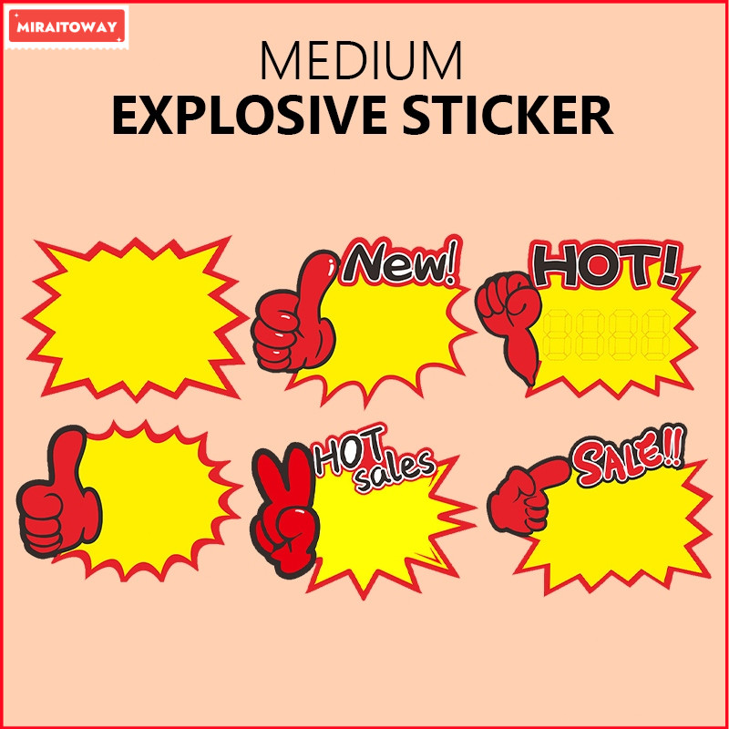 【⚡MT】Explosive Sticker POP Price Tag Supermarket Commodity Price Tag ...