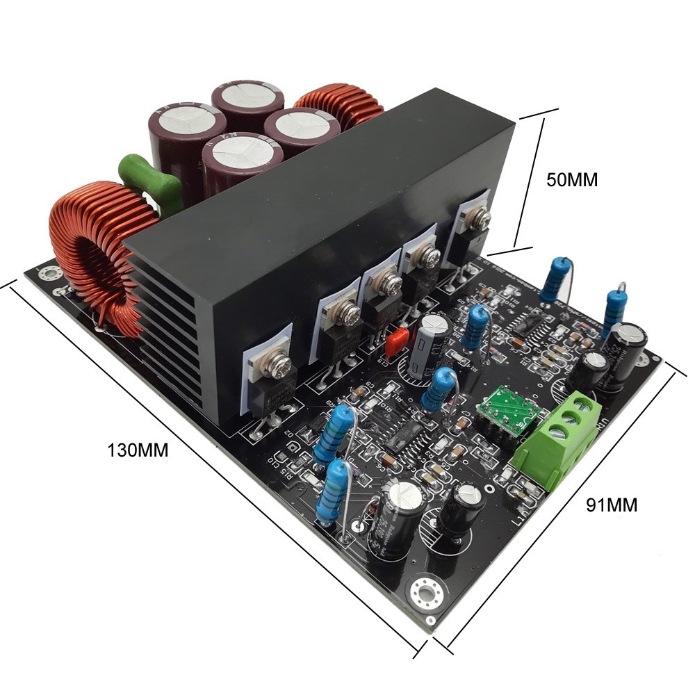 Class D HiFi IRS2092 Power audio amplifier 600W*2 4ohm - 60V Stereo ...
