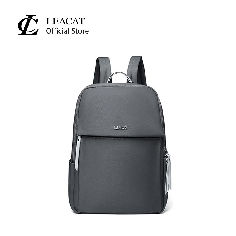 Leacat Fashion Waterproof Nylon Laptop Backpack For Women Inch Bag  Office Work Lady School - Main Image