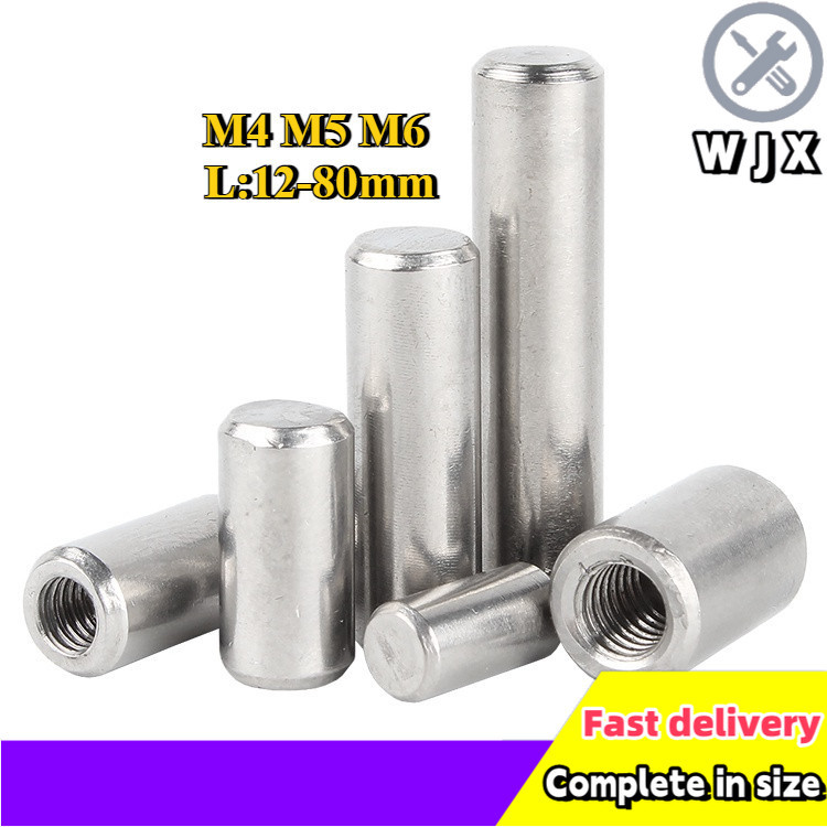 M4 M5 M6 Internal Threaded Cylindrical Pin SUS304 Positioning Pin GB120 ...