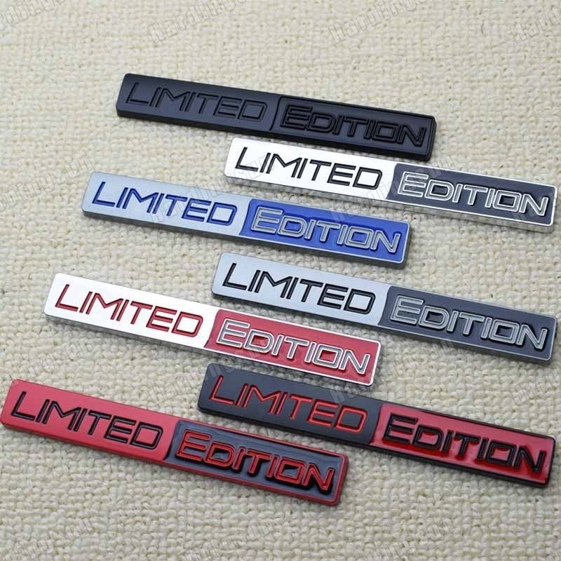 Metal Modified Label LIMITED EDITION Car Sticker Body Side Label Tail ...