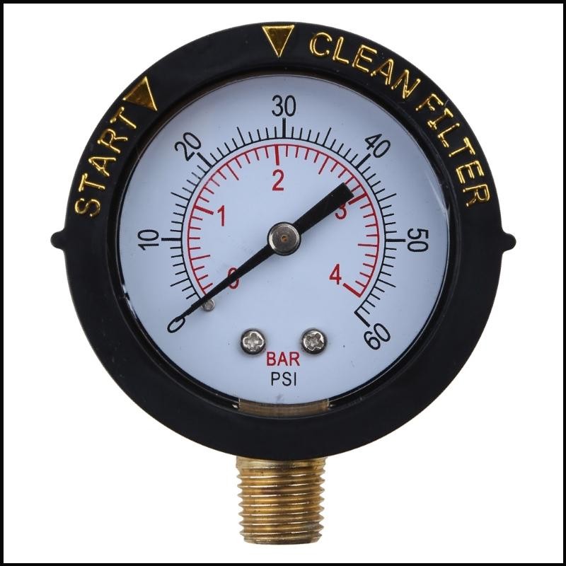 UKI Pool Pressure Gauge 2 Dial Clean Filter Utility Water Pressure ...