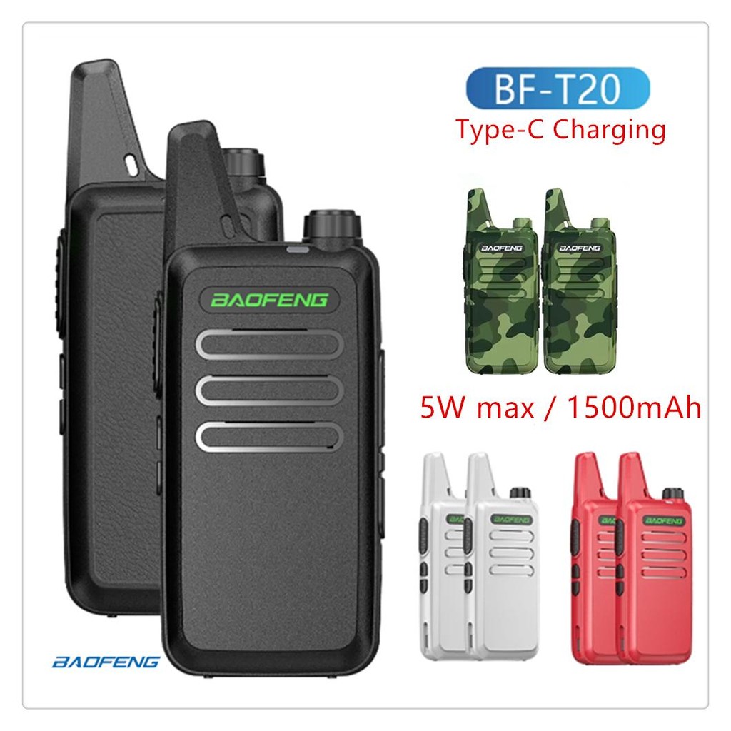 type-c-uhf-baofeng-t20-portable-walkie-talkie-mini-two-way-radio-5w