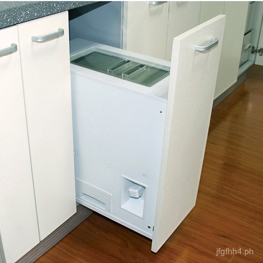 Hua Baile Built-in Rice and Flour Storage Box Kitchen Cabinet Rice ...