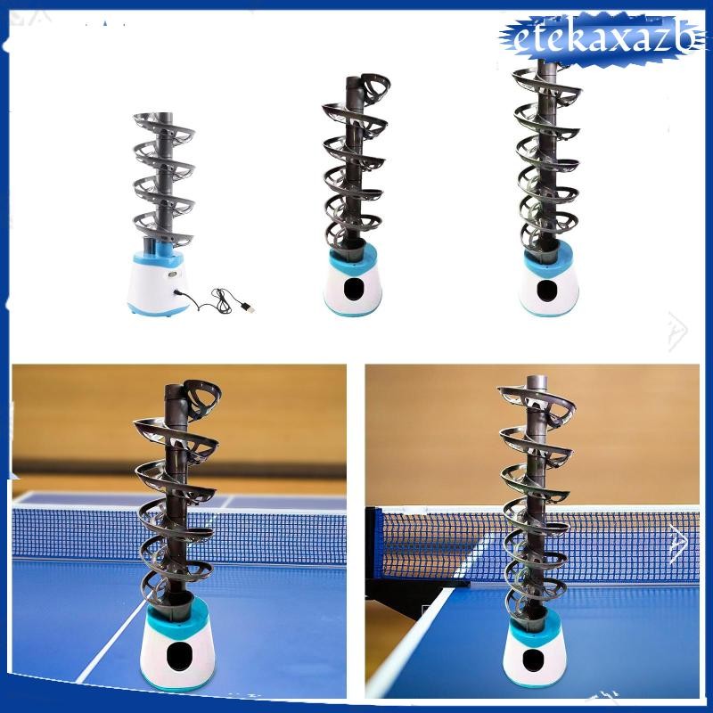 [etekaxazb] Table Tennis Robot, Automatic Table Tennis Machine, Table ...