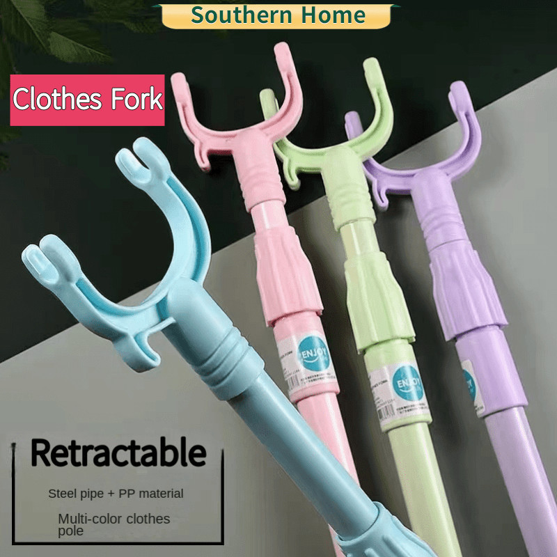 Multi-Functional Adjustable Clothes Rail Hook Picker Versatile Rod for ...
