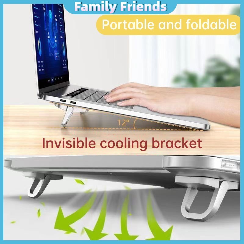 2PCS Portable Keyboard Riser for Laptops macbook Mini Invisible Laptop ...