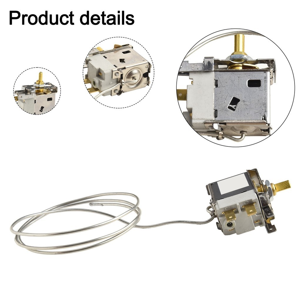 (EXQU-PH) Refrigerator Temperature Control Thermostat Switch 2 Pin with ...