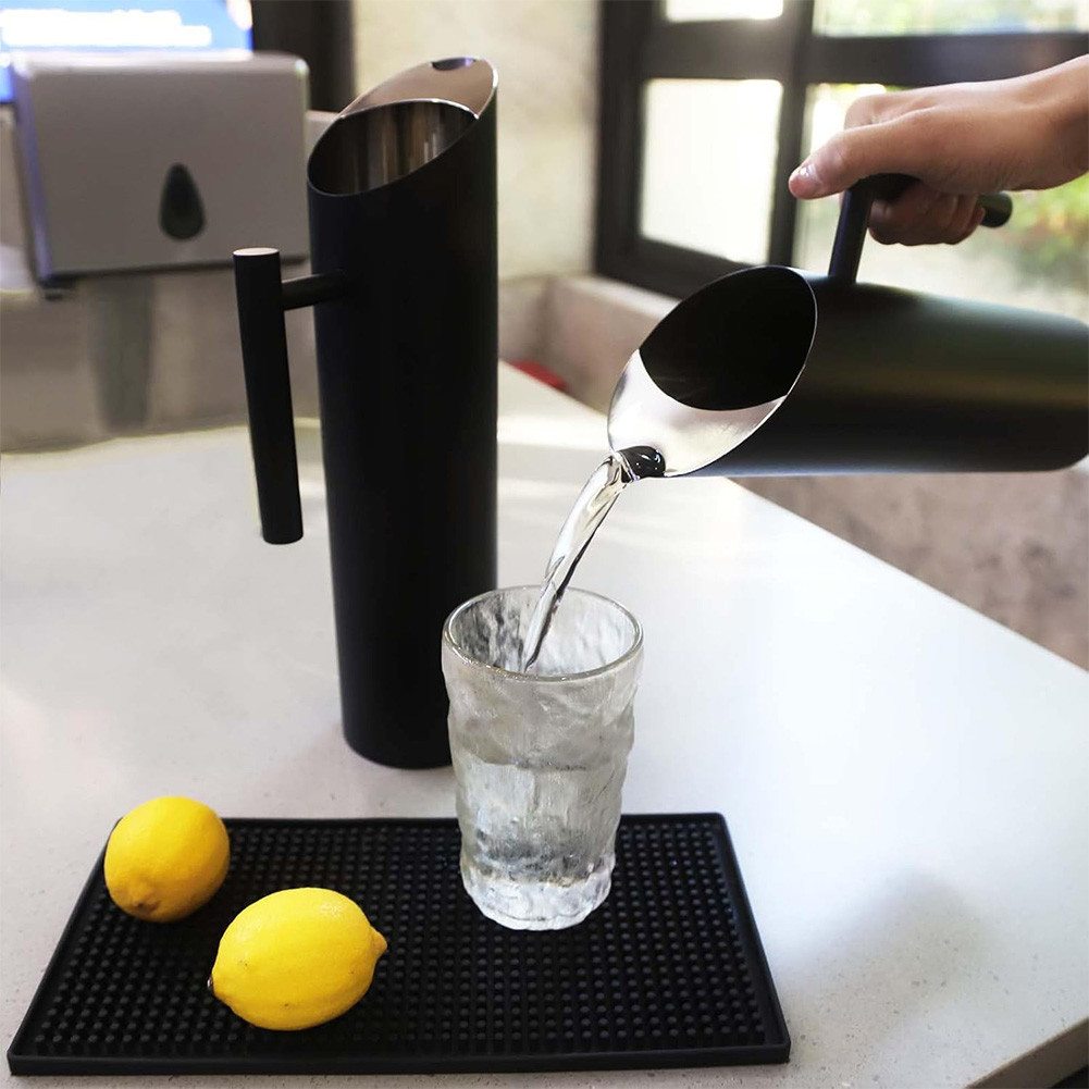 Stainless steel straight pitcher bar ice kettle kettle cocktail cold ...