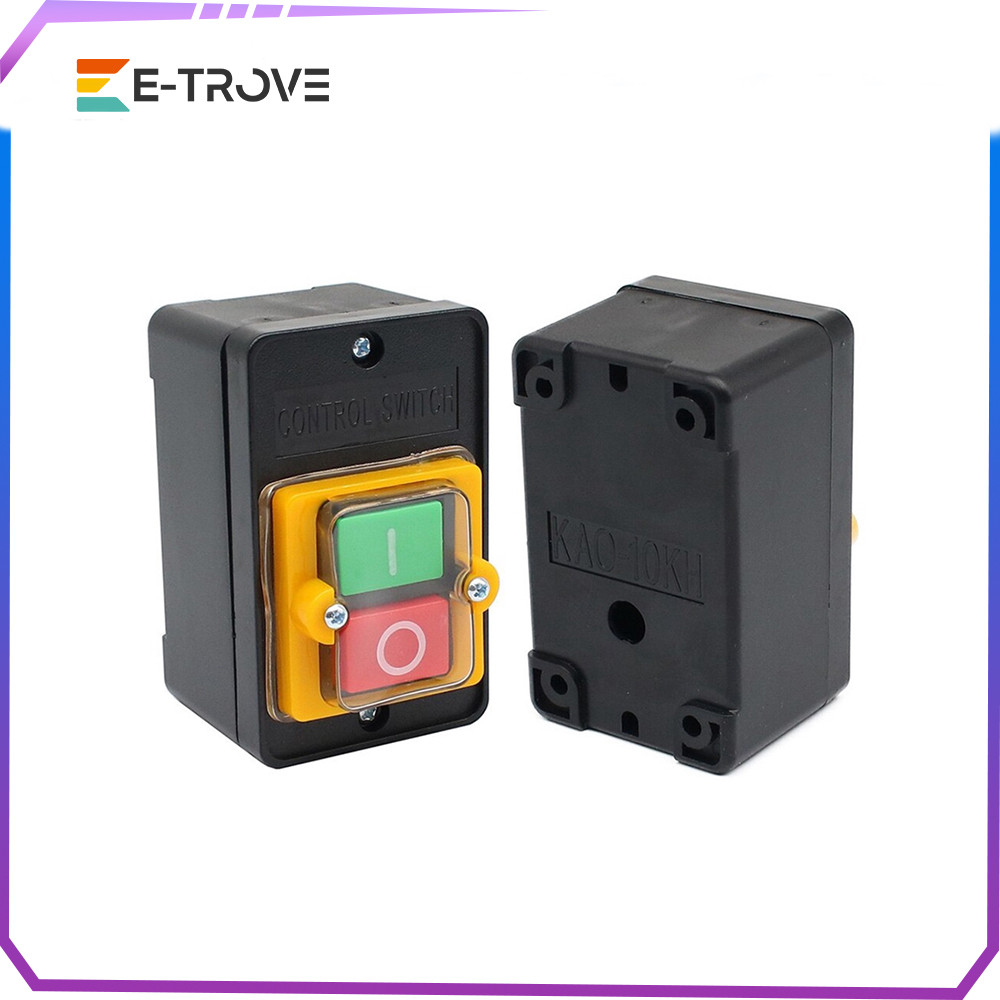Kao 10Kh Waterproof 220V/380V On Off Switch Button Power Switch Button ...
