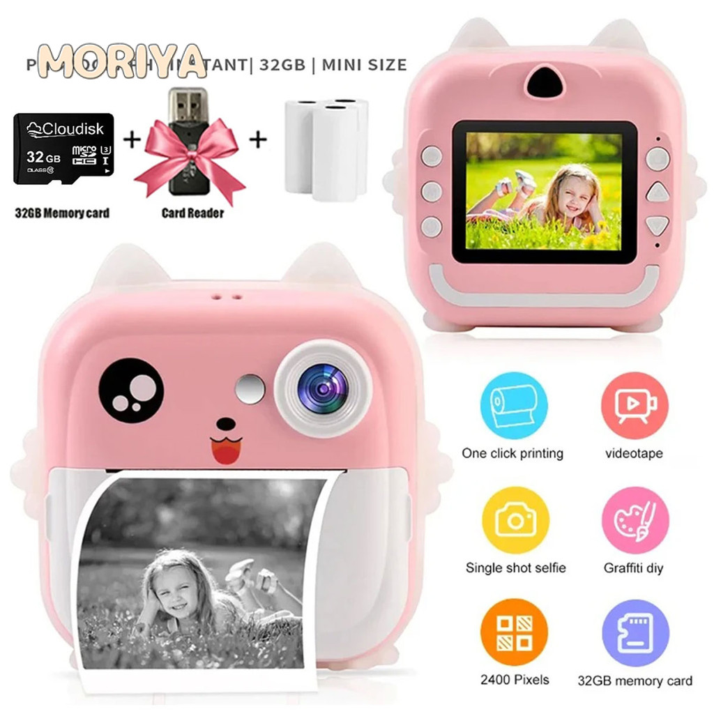 A0630 Polaroid Wrong Question Printer Mini Dual Lens SLR Digital Camera ...