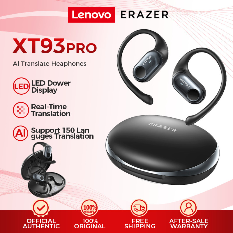 Lenovo ERAZER XT93 PRO Al Smart Real-Time Translation Wireless ...