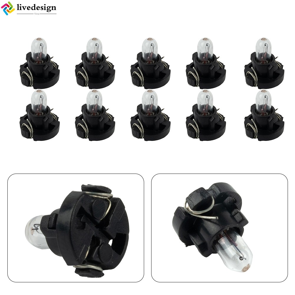 [Livedesign] 10pcs T3 LED 12V Car Auto Interior Instrument Light Bulbs ...