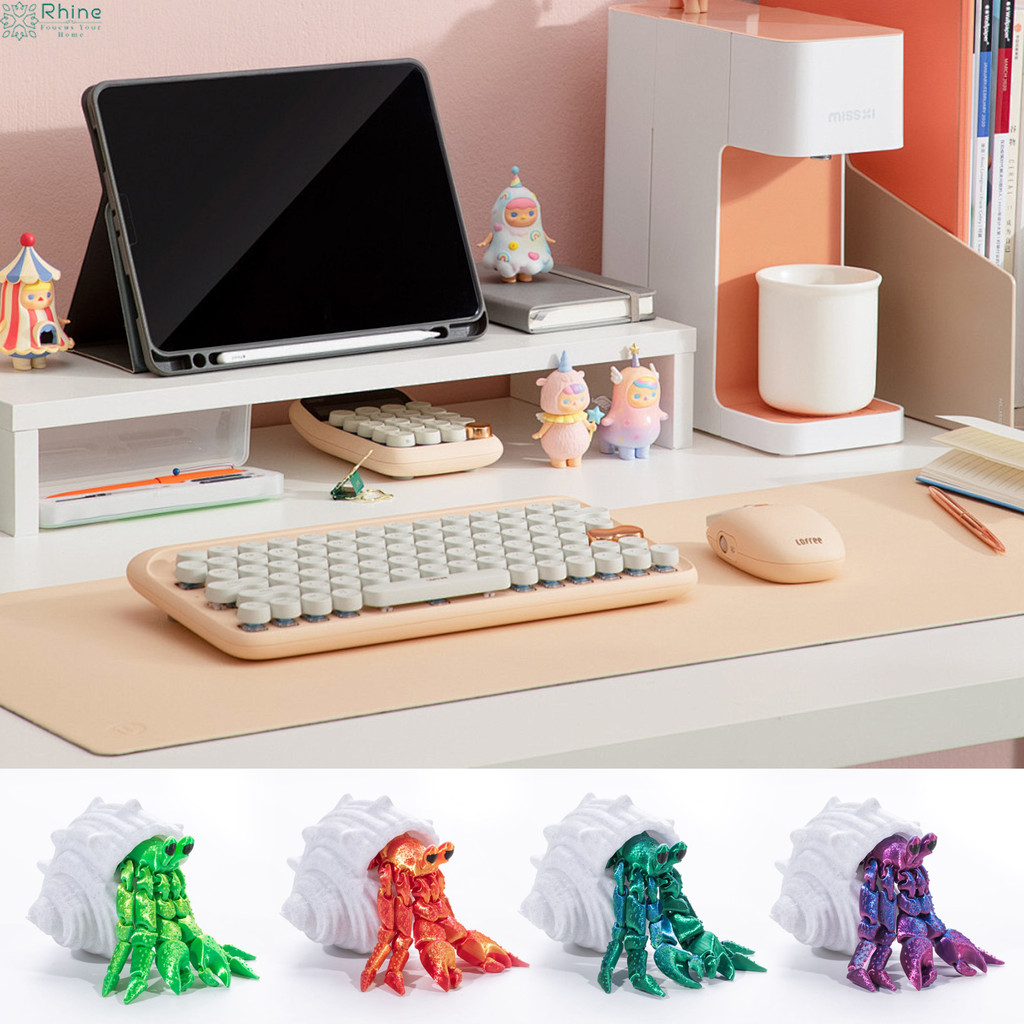Rhine 3D Printed Hermit Crab Toy - Detachable & Poseable Jointed Model ...