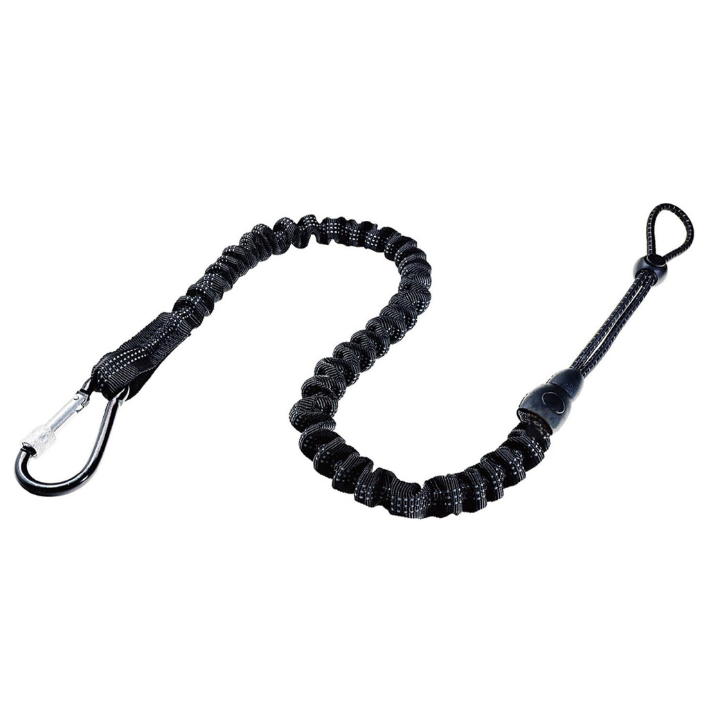 Work-at-Height Tool Safety Rope With Carabiner Retractable Elastic Rope ...