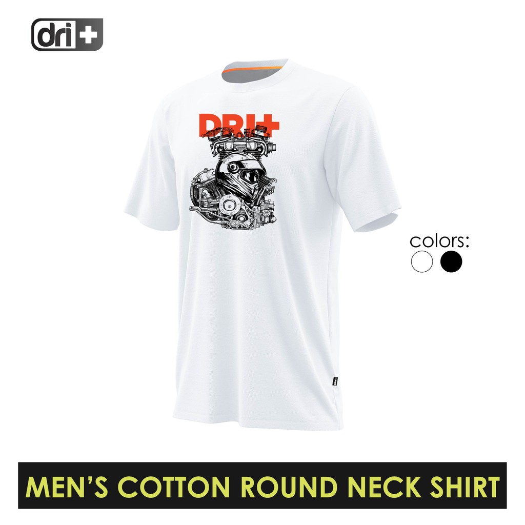 Dri Plus Men’s Doripuraso Anti-Odor Sweat Wicking Cotton Roundneck ...