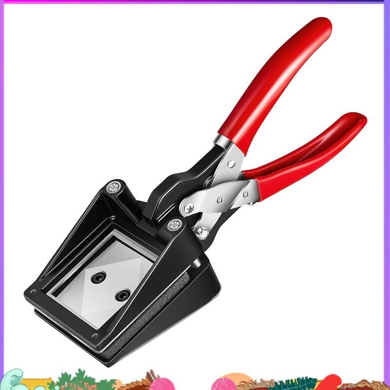 1 PCS Handheld Passport Photo Cutter 2x2 Inch Black Metal Photo ID Die ...