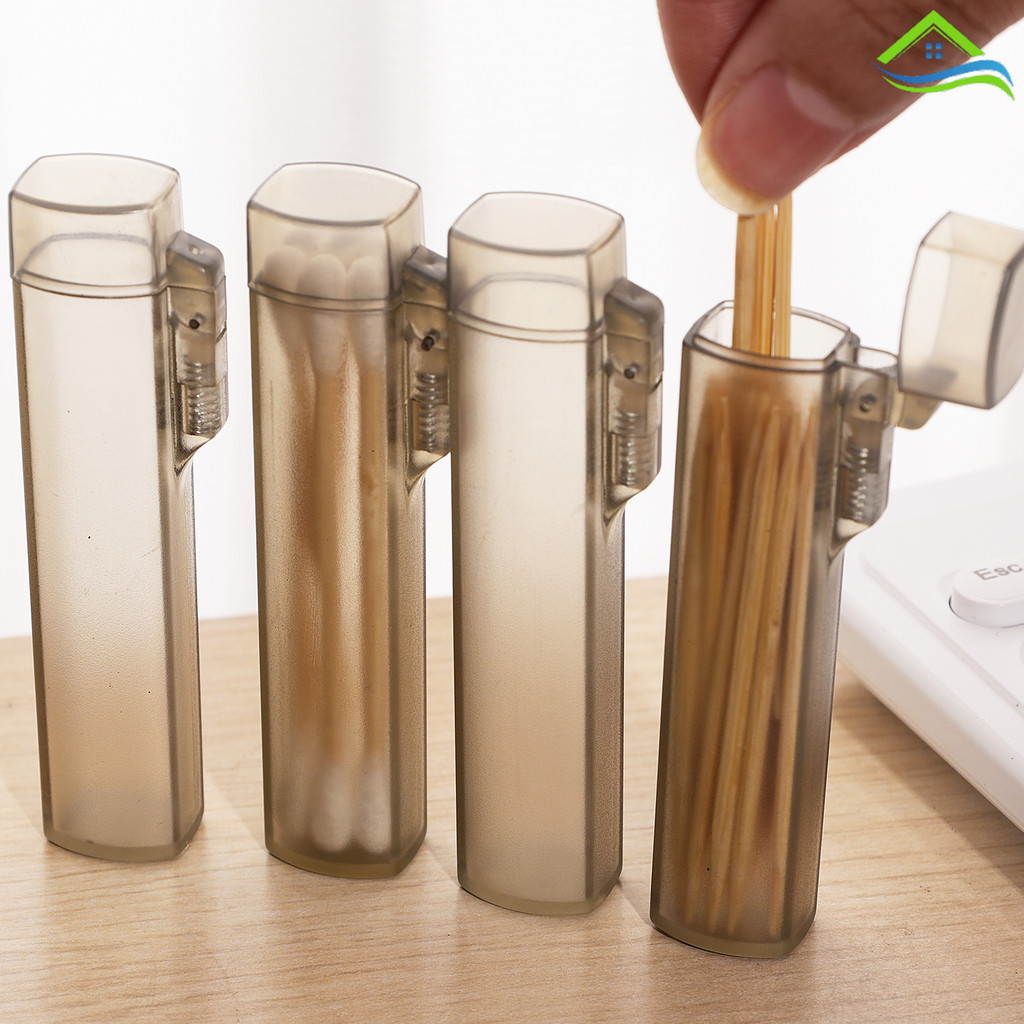 Toothpick Holder Container Living Room Mini Toothpick Storage Box ...