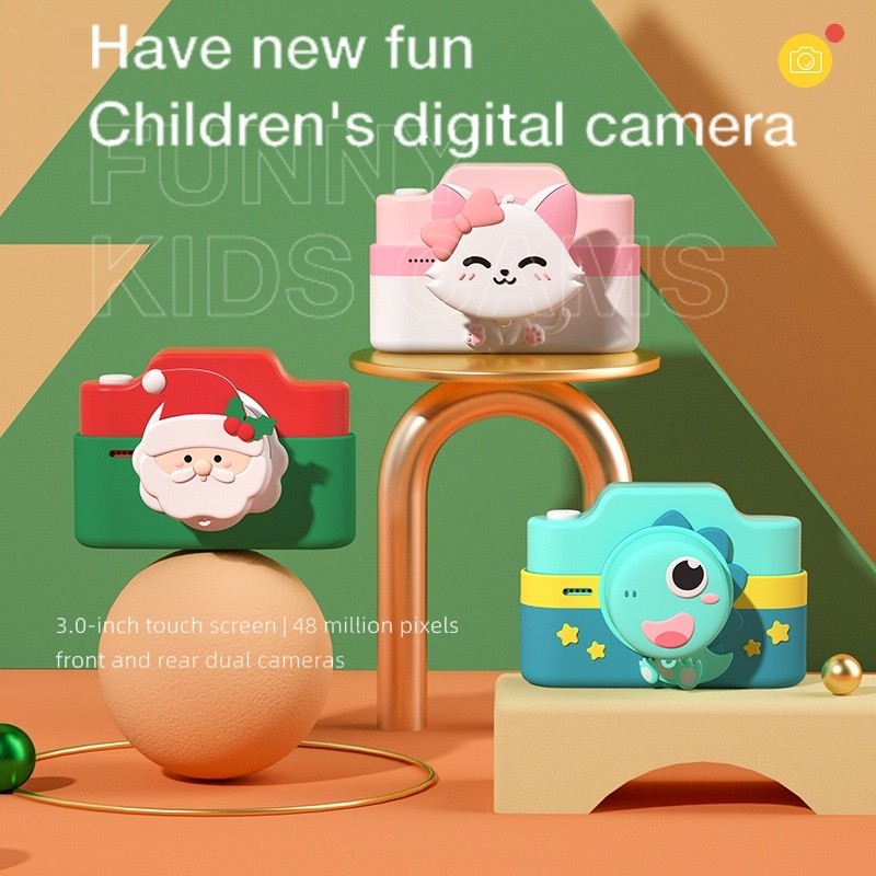 4K Digital Children's Camera 48MP 3 inch Camera With WI-FI Touch Screen ...