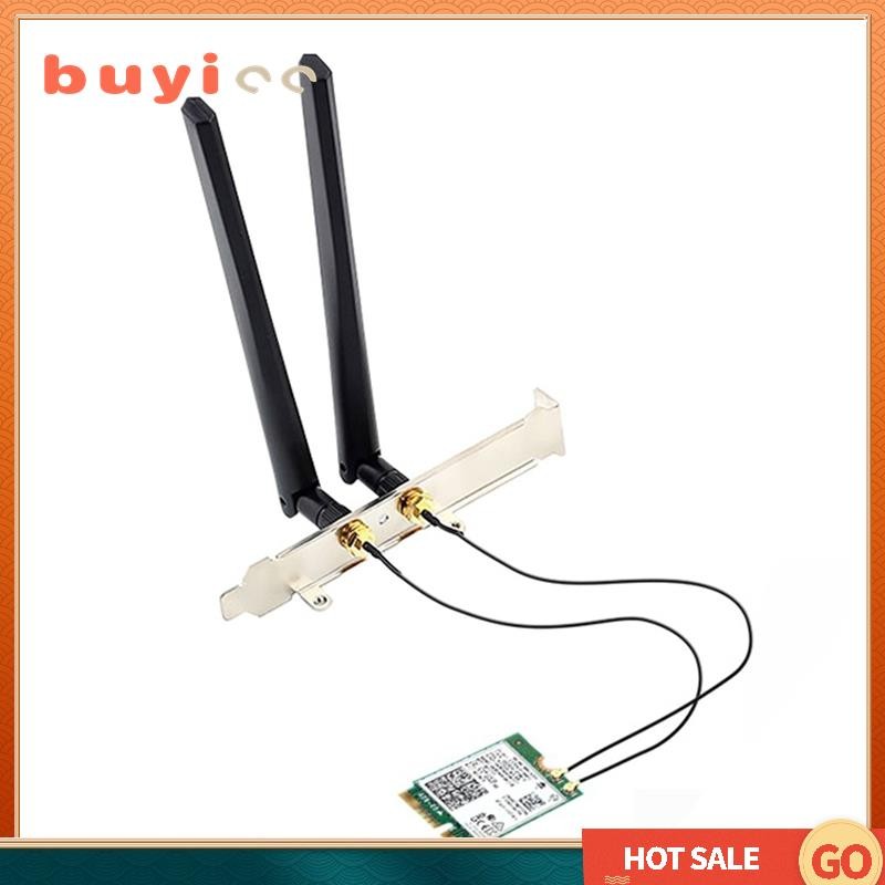 【Buyi00】1730Mbps Dual Band Wireless AC 9560 Desktop Kit Bluetooth 5.0 ...