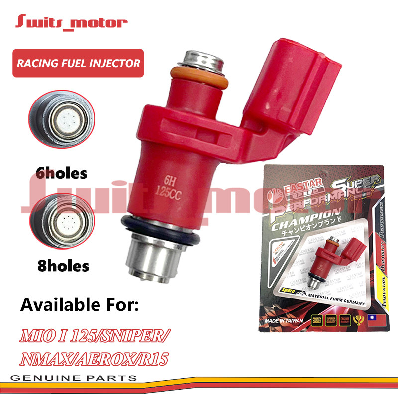 Fuel Injector for Mio I 125/Sniper/Nmax/Aerox/R15 (Racing Red ...
